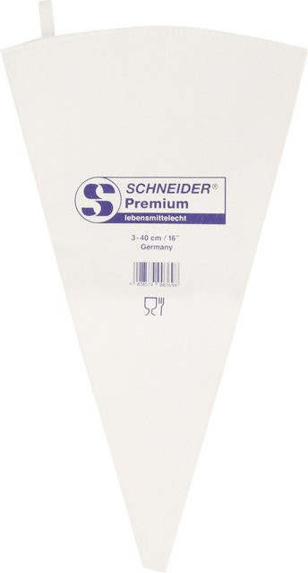 Schneider Spritzbeutel aus Kunststoff, Weiß, Länge: 40 cm - Bild 1