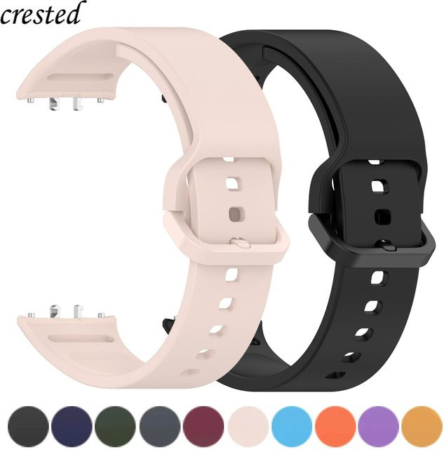 LCAPLE Uhrenarmband Silikon, Schwarz, Unisex, Samsung Galaxy Fit 3 - Bild 1