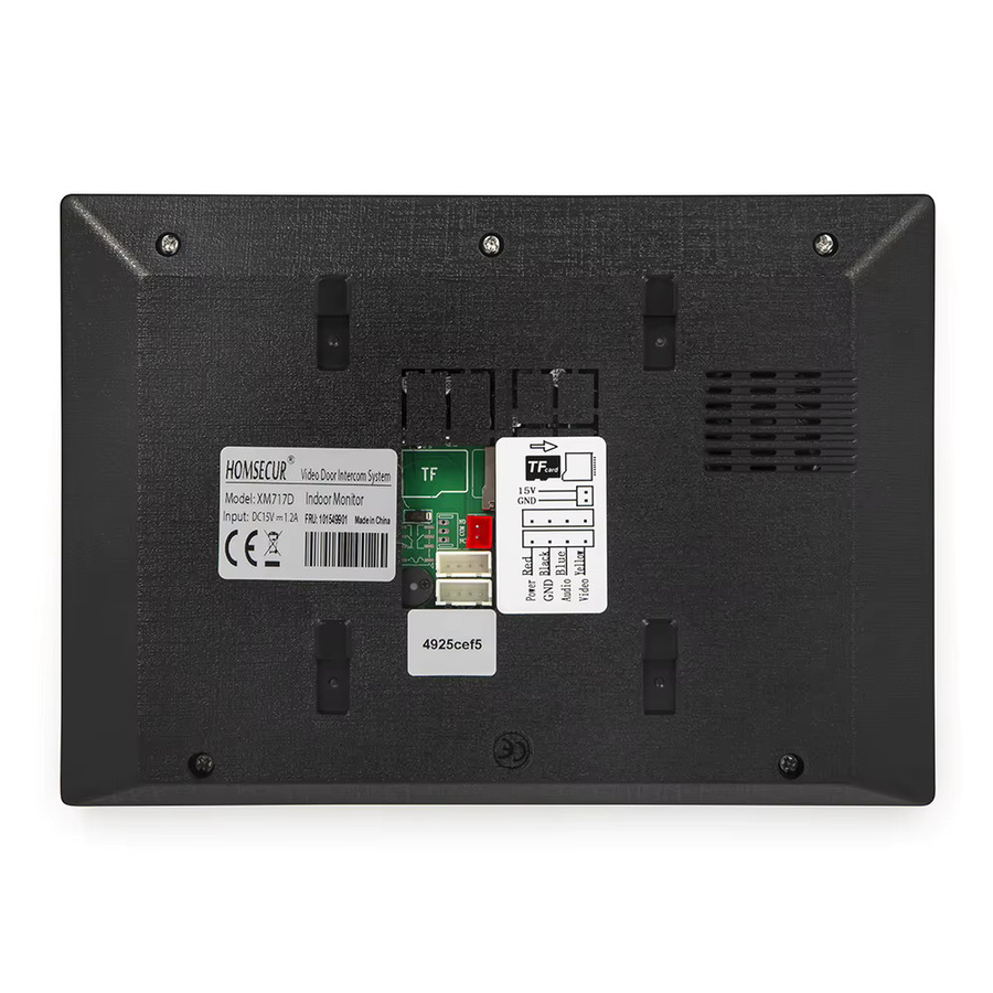 HOMSECUR Smart Video-Türsprechanlage mit WLAN, 5-Einheiten-Apartment-System, 7-Zoll-Monitor und elektronischer Schließfachöffnung - Bild 3