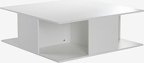 Jotex CAYDEN Couchtisch in Weiß, quadratisch, B/T/H: 100 x 100 x 35 cm - Bild 1