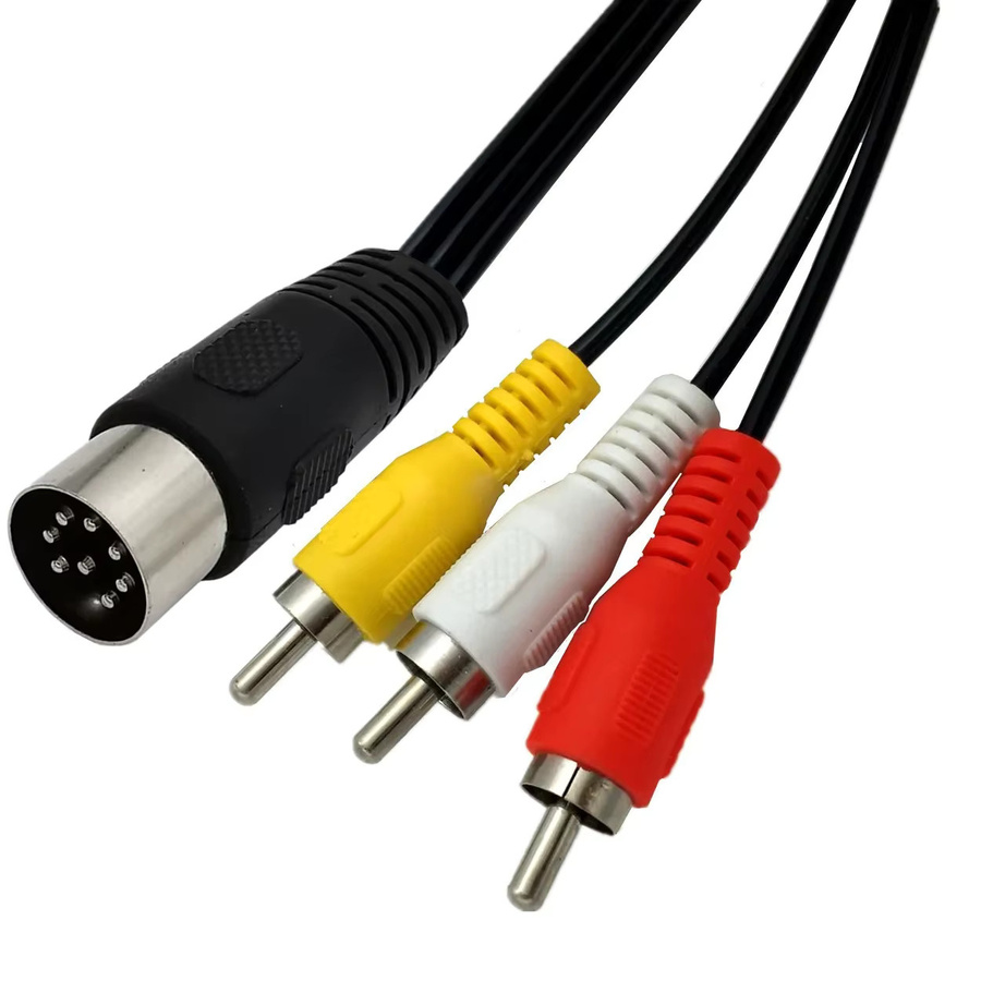 BSN Audio Adapter Kabel DIN 8 Pin auf 2 RCA in Multicolour - Bild 4