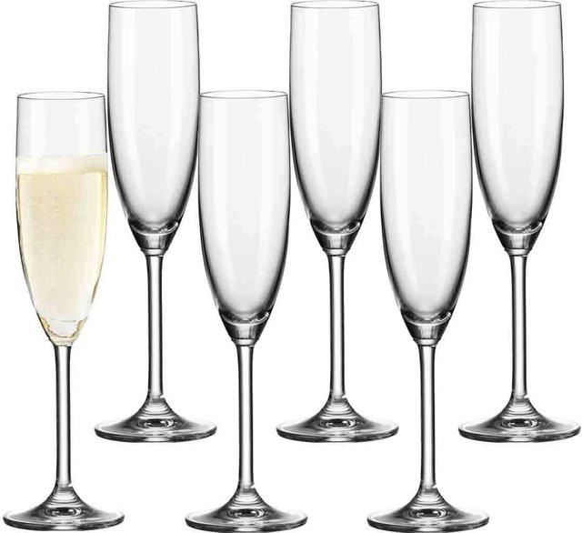 Leonardo Sektgläser Daily Champagnerflöten transparent 6er Set mit 120 ml pro Glas - Bild 1