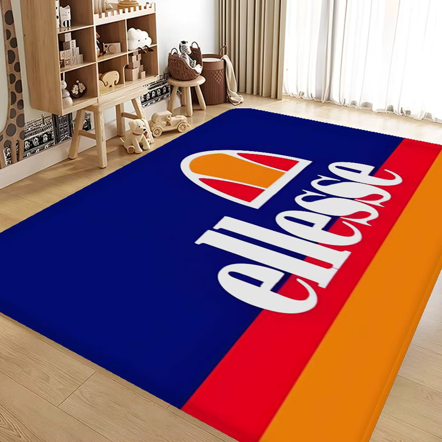 E-Ellesse Retro Flurteppich Multiple Choice Multicolor rutschfest für Wohnzimmer und Küche - Bild 3