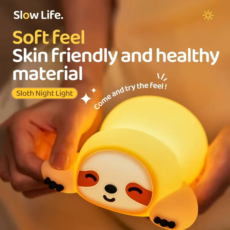 GGBEE Nachtlicht in Tierform aus weichem Silikon als Bettkopflampe für das Schlafzimmer - Bild 2