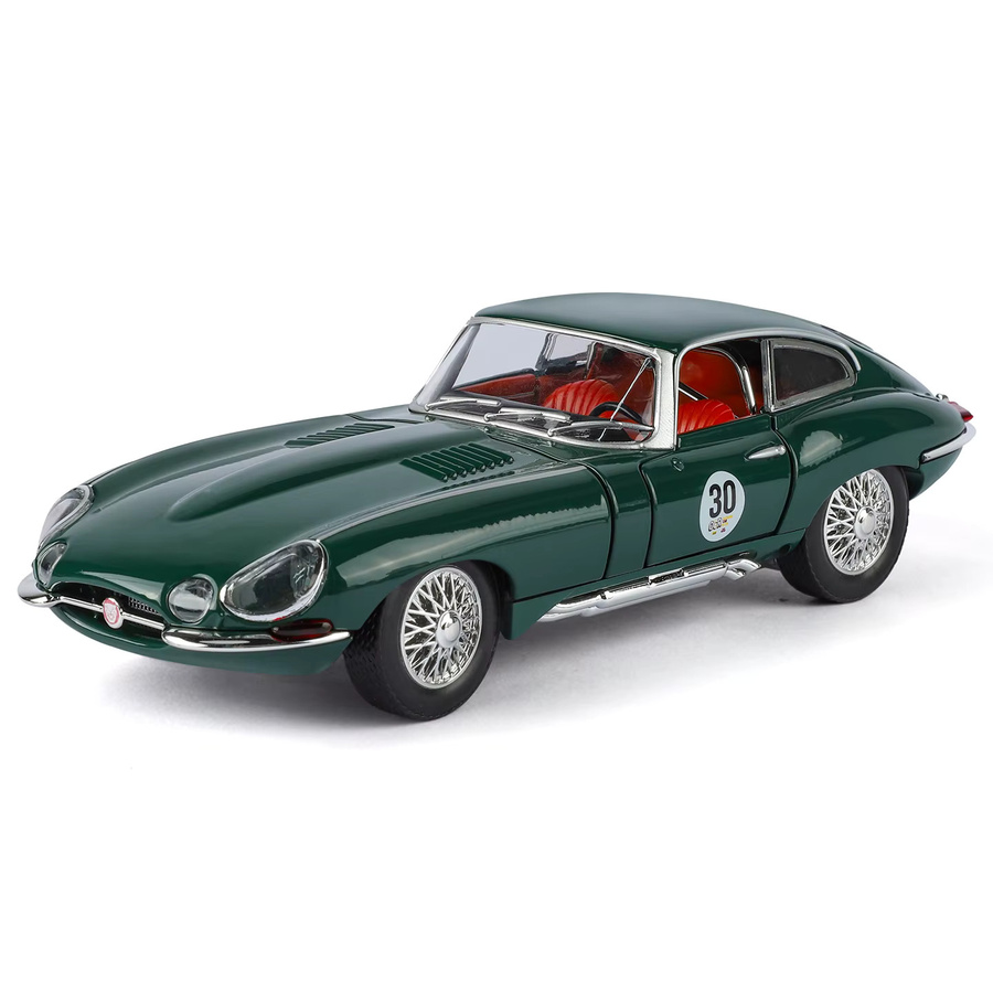 MAKEDA Jaguar E-Type Modellauto, 1:24, mit Licht und Sound, Schwarz - Bild 4