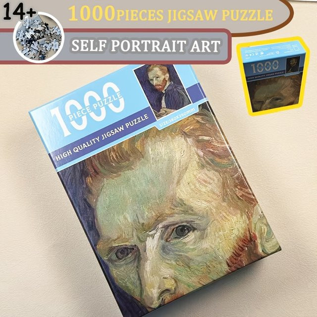 MaxRenard Selbstporträtkunst Mini-Puzzle, 1.000 Teile, ab 14 Jahren - Bild 1