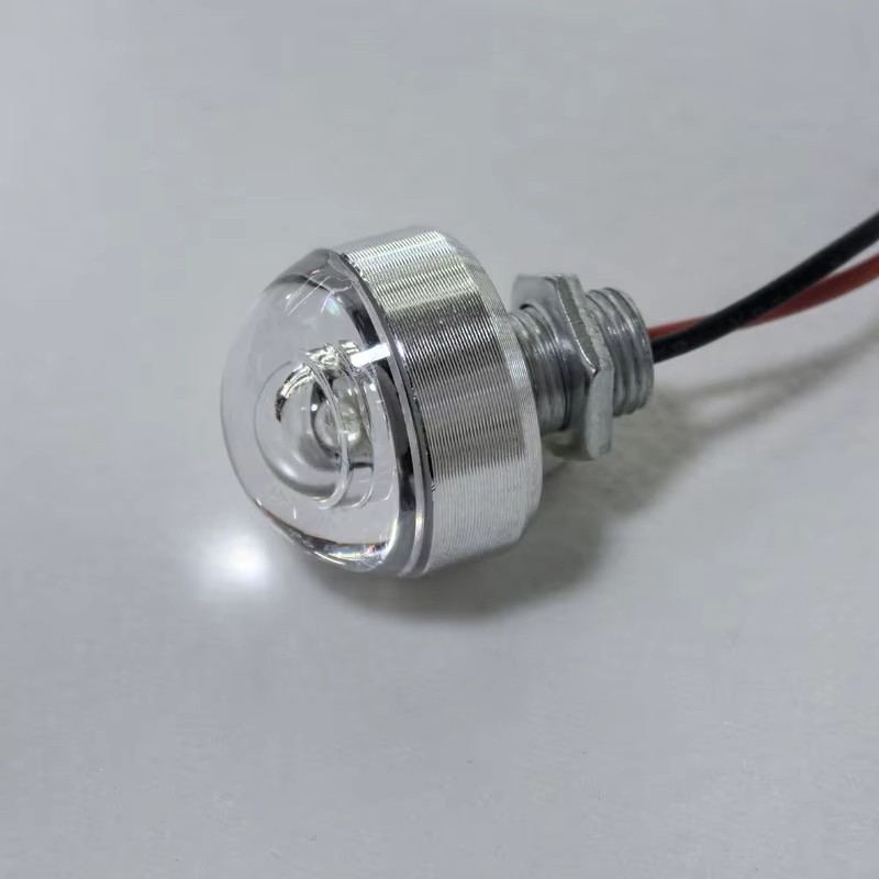 JOYPINJ 10er Set Mini LED Flutlicht Scheinwerfer für Schrank und Vitrine, 1 Watt, Silber/Weiß, Kaltweiß - Bild 2