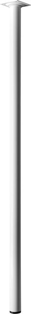 Hettich Tischbein Weiß Durchmesser: 3 cm, Höhe: 80 cm - Bild 1
