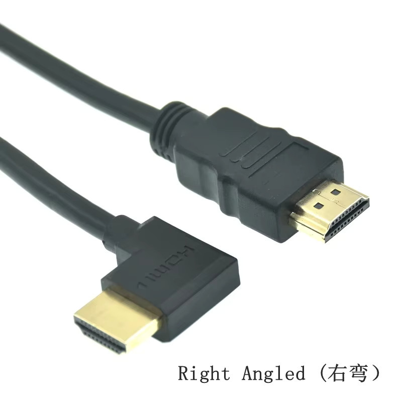 MACDOT HDMI Verlängerungskabel mit 90 Grad Winkel, HDMI 1.4, Schwarz, Länge: 1,5 m - Bild 3