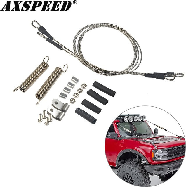 AXSPEED Steel Rope Limb Risers 1/10 RC Car Modified Parts - Bild 1