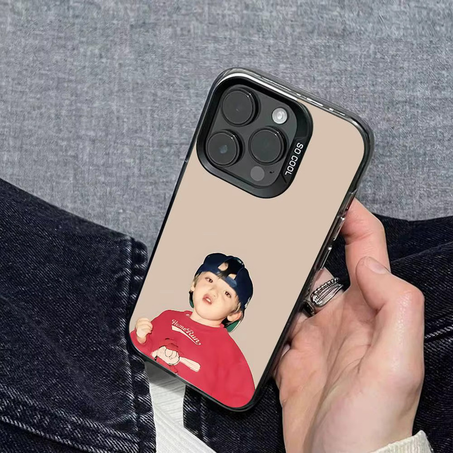 P-PauloS Londra Homerun Handyhülle für Apple iPhone 17 16 15 14 13 12 11 Pro Max Plus stoßfeste Rückseite Farbe Silber - Bild 5