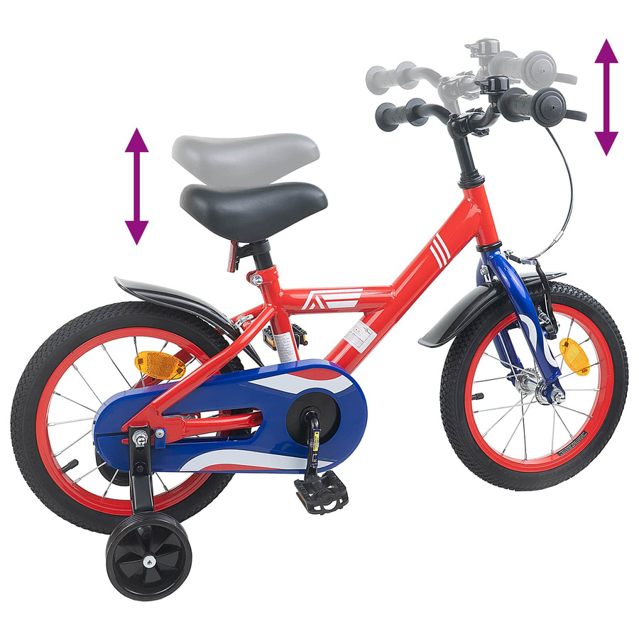 VD Home Furnishing Kinderfahrrad 16 Zoll Rot - Bild 1
