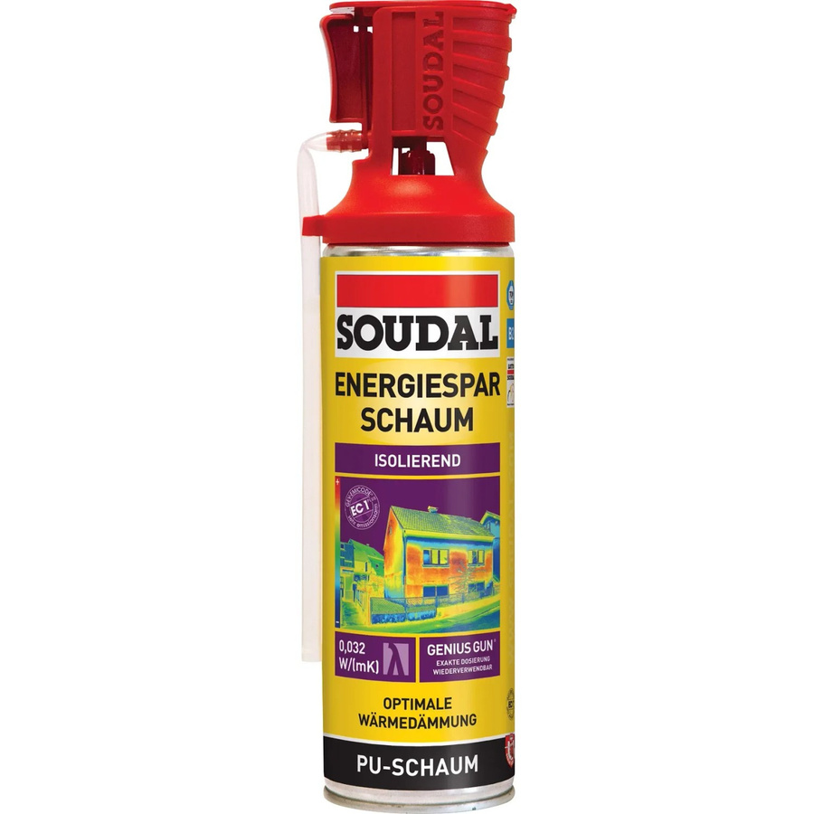 Soudal Energiesparschaum B2 Genius Gun Gold 500 ml - Bild 2