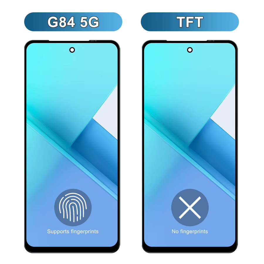 Motorola Moto G84 5G LCD-Display Ersatz mit Touchscreen-Digitizer-Baugruppe in Schwarz für Moto XT2347-2 und XT2347-1 - Bild 2
