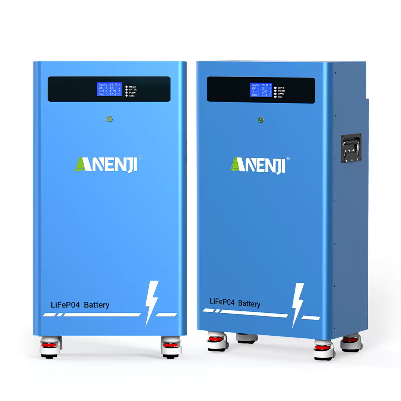 ANENJI LiFePO4 Lithium-Batteriepack 51,2V 15kWh 300Ah mit Bluetooth und BMS für Solar-Photovoltaik-Speichersysteme in Blau - Bild 4