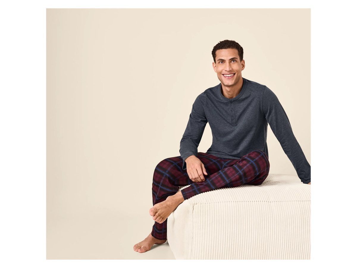 ESMARA Pyjama, Karo, Herren, M (48/50) - Bild 2
