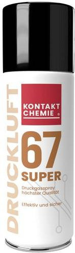 Kontakt Chemie DRUCKLUFT 67 SUPER 33190-DE nicht brennbares Druckluftspray, 200 ml - Bild 1