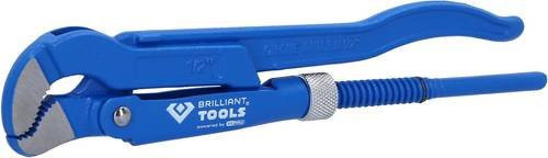 Brilliant Tools BT067112 Eckrohrzange aus Chrom-Vanadium-Stahl in Blau - Bild 1