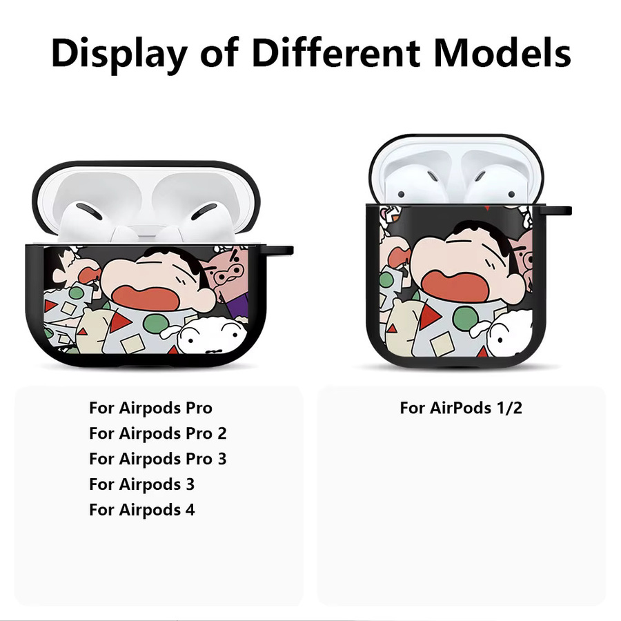 Crayon Shinchan Kopfhörerhülle Schutzhülle für AirPods 1 2 3 Pro 4 in Multicolour - Bild 4
