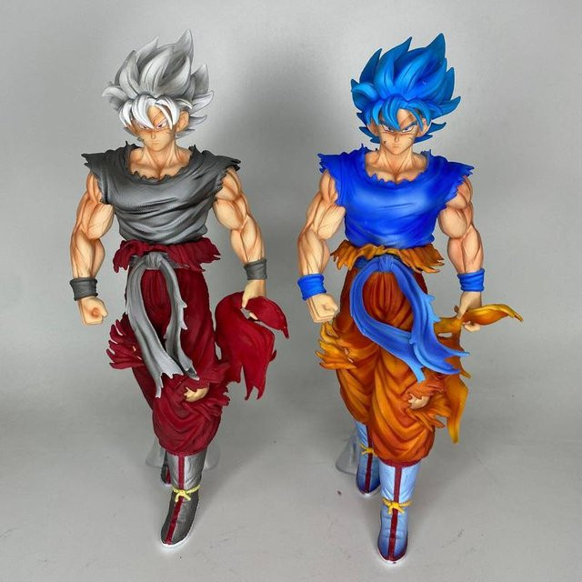 Bandai Dragon Ball Son Goku Super Saiyan Ultra Instinct Blue, Actionfigur, Kunststoff - Bild 1