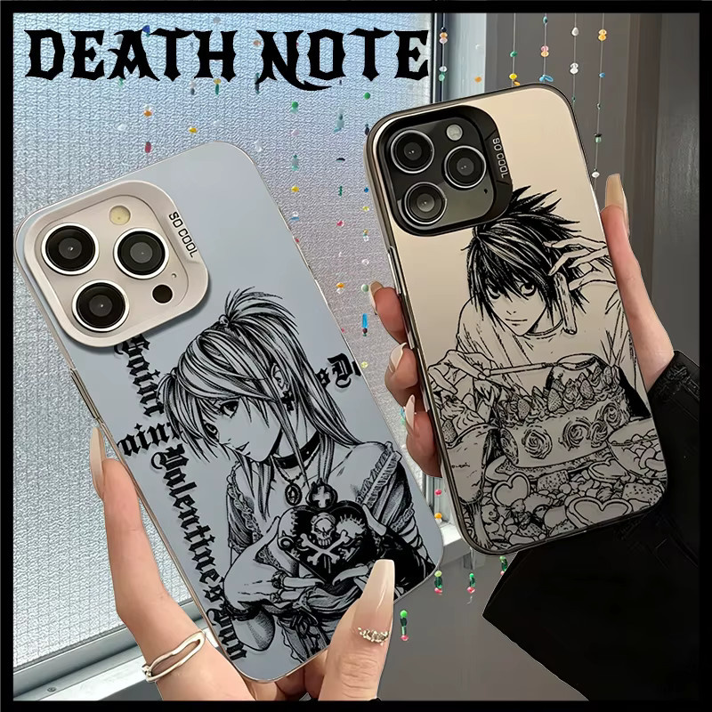 Bandai Anime Death Note Handyhülle für iPhone 17 16 15 14 13 12 11 Pro Max Plus mit matter Rückseite und Sturzschutz - Bild 2