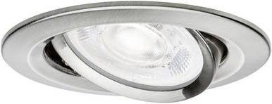 Paulmann Nova LED-Einbauleuchte GU10, 4.9W, Silber, dimmbar und verstellbar, IP65 für Badezimmer - Bild 1