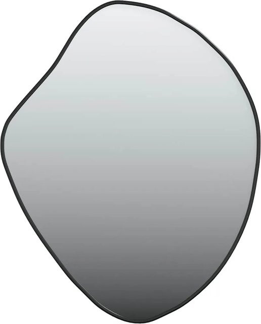 vidaXL Wandspiegel Schwarz Rechteckig B: 60 cm, H: 50 cm - Bild 1