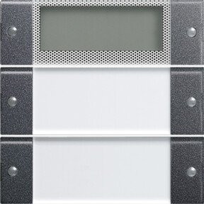 Gira Wippenset 2-fach in Anthrazit aus Metall - Bild 1