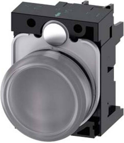 Siemens Leuchtmelder transparent aus Kunststoff 3SU1106-6AA70-1AA0 - Bild 1