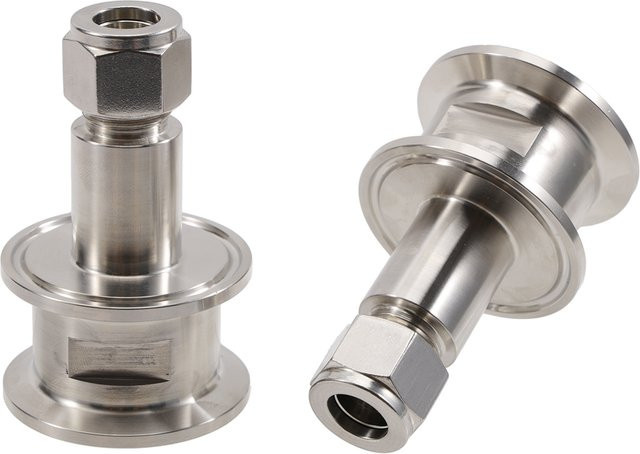Brew Shark Tri-Clamp-Kompressionsadapter aus Edelstahl 304 in Silber, 1,5 Zoll x 1/2 Zoll, passend für 1/2 Zoll Außendurchmesser SS-Rohr - Bild 1