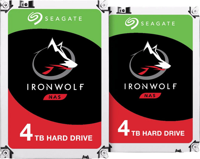 Seagate Ironwolf HDD Doppelpack 2x 4 TB SATA 3.5 Zoll 5400 RPM - Bild 1