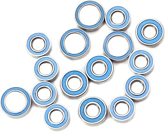 Tamiya Gummi-Kugellager-Set, Zubehör, 16-teiliges Set, Maßstab 1:10 - Bild 1