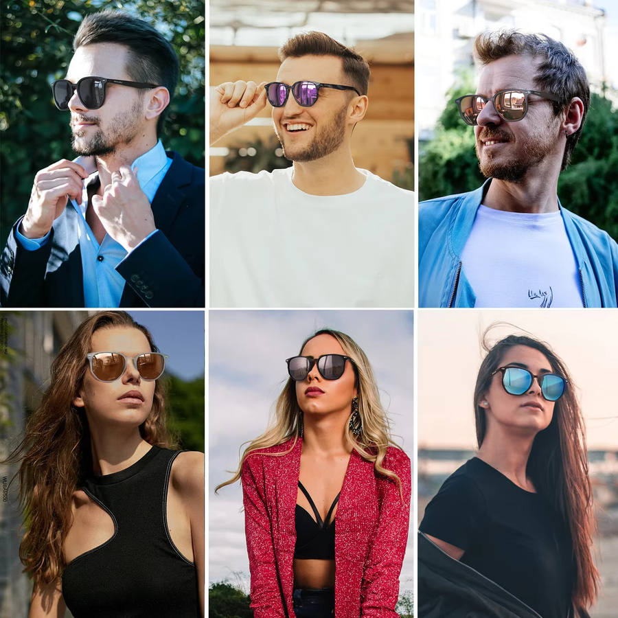 Maxjuli Sonnenbrille, sechseckig, TR90, Vollrand, Damen, polarisiert - Bild 2
