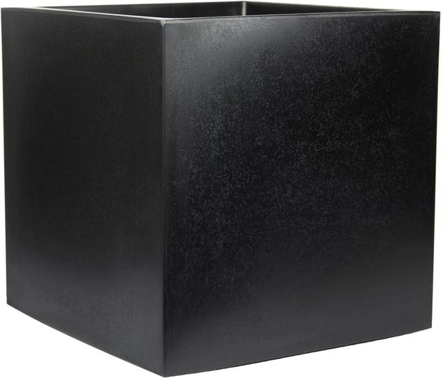 VidaAtHome.de Pflanzkübel QUBO 60 in Schwarz aus Kunststoff - Bild 1