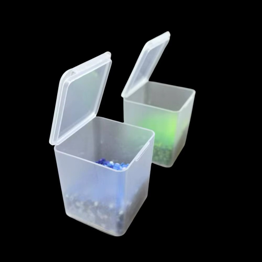 Transparente Kunststoff-Aufbewahrungsbox für Diamantmalerei-Perlen mit Deckel und staubdichter Versiegelung - Bild 2