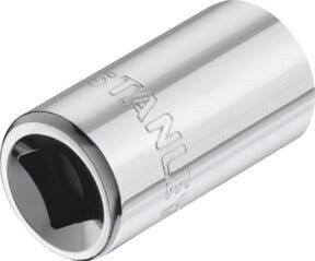 Stanley 1/4 Zoll 6-Kant Stecknuss 9 mm in Silber - Bild 2