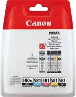 Canon Original Tinten Multipack PGI-580/CLI-581 5er-Pack Schwarz, Cyan, Magenta, Gelb (2078C007) - Bild 2