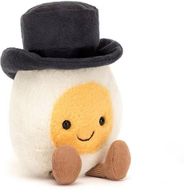 SH Home Decoration Glückliche Puppe Hochzeitsanhänger in Schwarz und Weiß aus Textil zur Heimdekoration - Bild 1