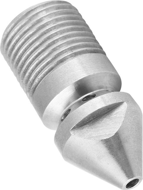 Painter Kanalreinigungs-Düse aus Edelstahl SS304 mit 3/8 BSP Außengewinde in Silber und Weiß - Bild 1