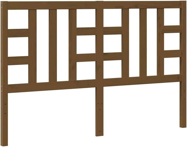 vidaXL Kopfteil aus Kiefer-Massivholz in Honigbraun, rustikales Design, B/T/H: 146 x 4 x 100 cm - Bild 1
