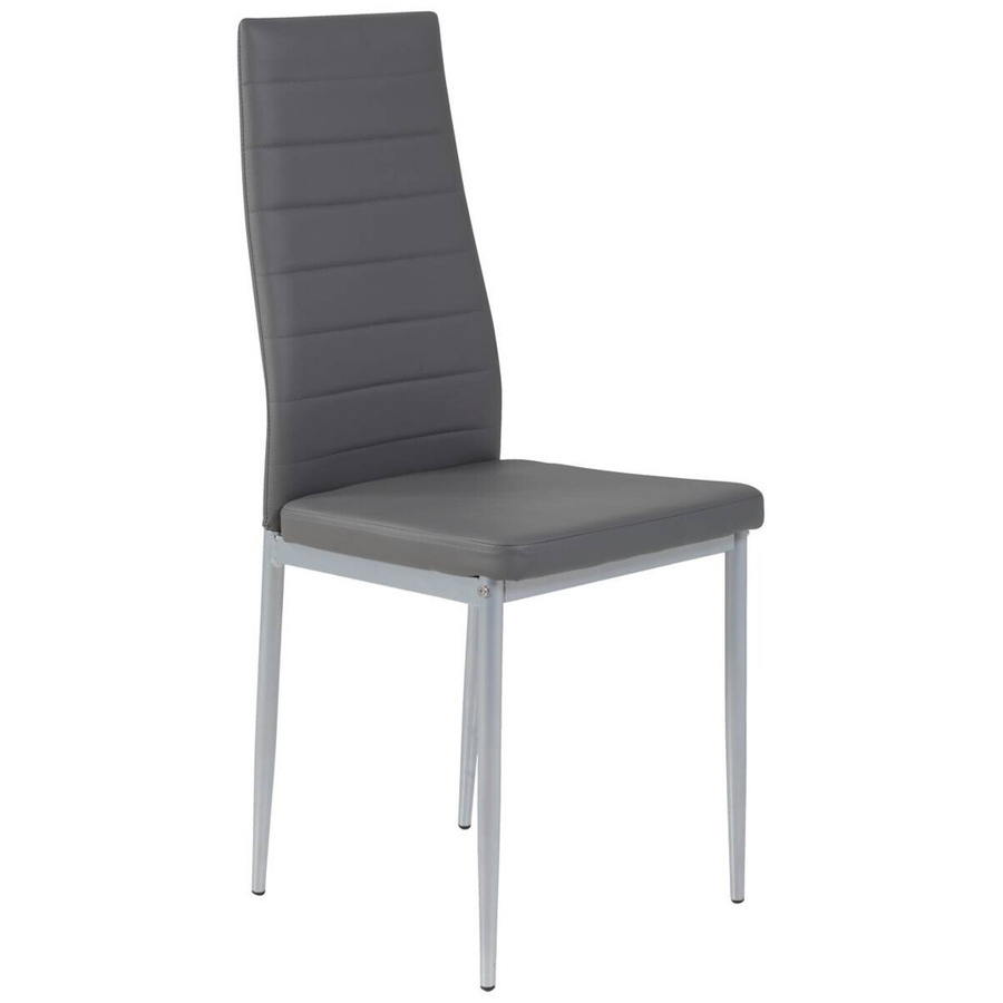 Hela Essgruppe Lilo in Weiß und Grau mit modernem Design aus Holzwerkstoff und Metall, B/H/T: 138 x 76 x 80 cm - Bild 2