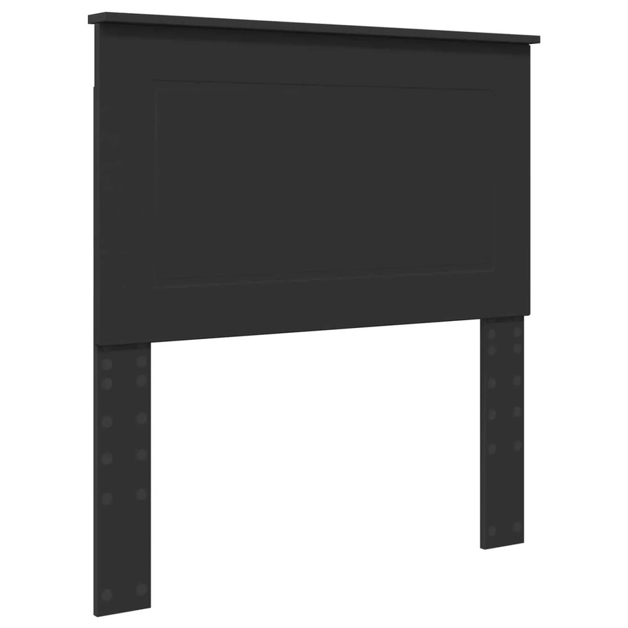 vidaXL Kopfteil in Schwarz und Eichen-Optik aus Holzwerkstoff, Breite: 80 cm - Bild 2