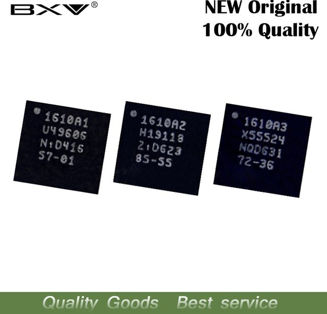BXV USB IC-Chip Ladegerät Lade-IC 36 Pins in Schwarz für 1610A1 1610A2 1610A3 610A3B 1612A1 (5 Stück) - Bild 1