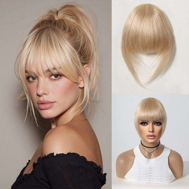 HAIRCUBE Clip-in-Pony, 100 % Echthaar, blond, Damen - Bild 1