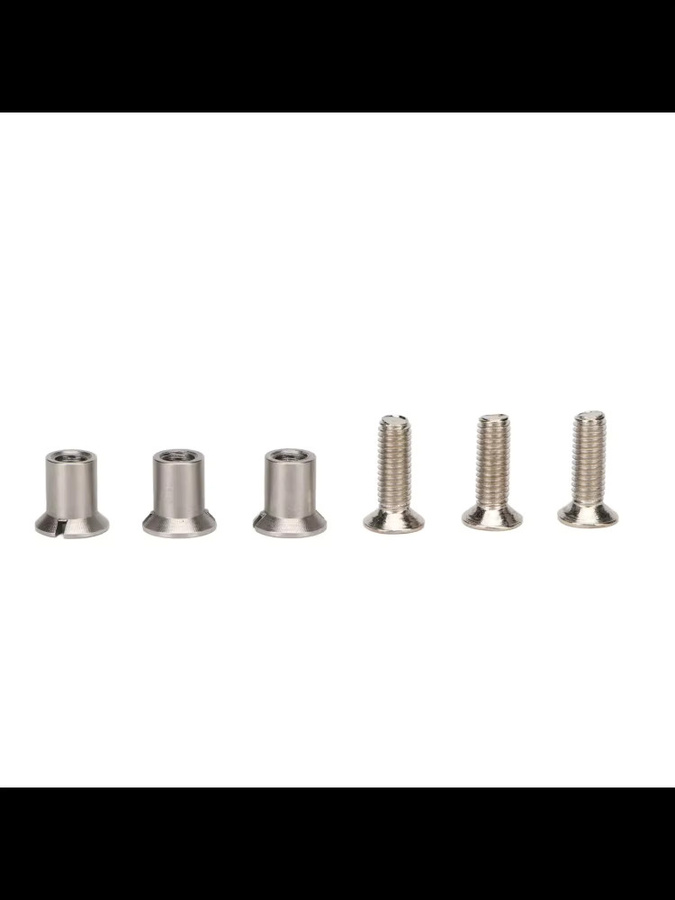 3-teiliges Trident-Schraubenset in Silber, universeller NAB-Hub-Aufnahmewickler für 3M, RMGI, TEAC und Ampex, 10,5 Zoll x 1/4 Zoll - Bild 3