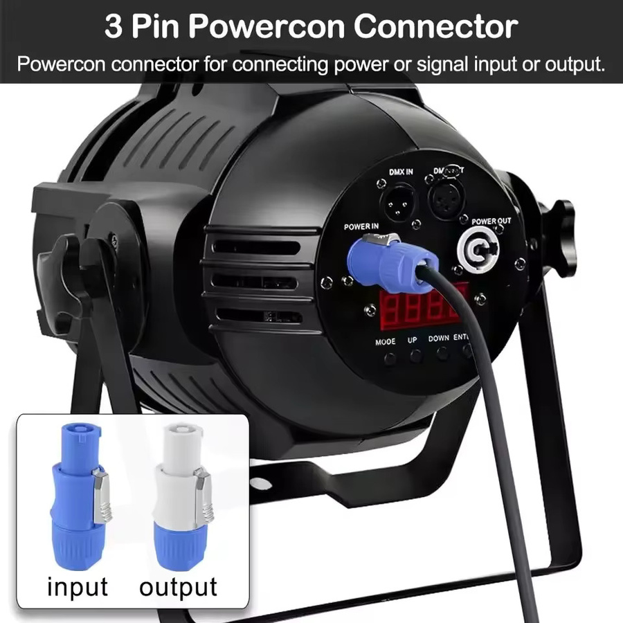 Powercon Stecker und Buchsen Set NAC3FCA NAC3FCB NAC3MPA in Blau für Bühne, Licht und LED Bildschirme - Bild 3