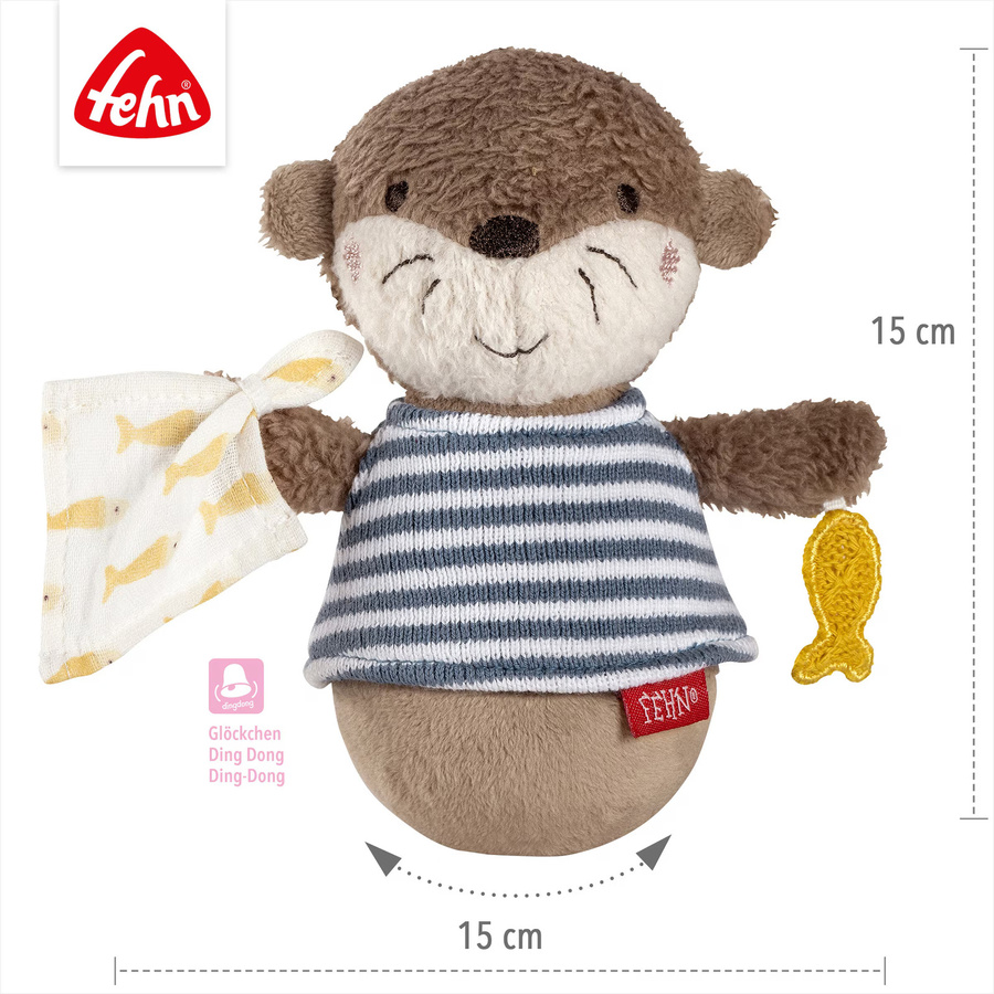Fehn Mini-Stehauf Otter Theo, Steh-auf-Figur, ab 0 Jahre - Bild 2