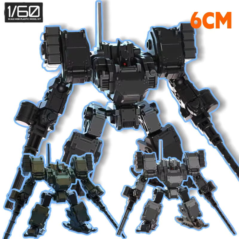 Sheik Mainland MUFS-S5 Fortress 3 Minutes Project, Mecha Actionfigur Bausatz, 1/60 Maßstab, Metall, Schwarz - Bild 2