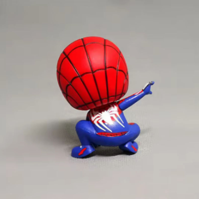 Marvel Avengers Spider Man Actionfigur in Rot und Weiß für Kinder als Sammlerstück und Dekoration aus Kunststoff - Bild 3