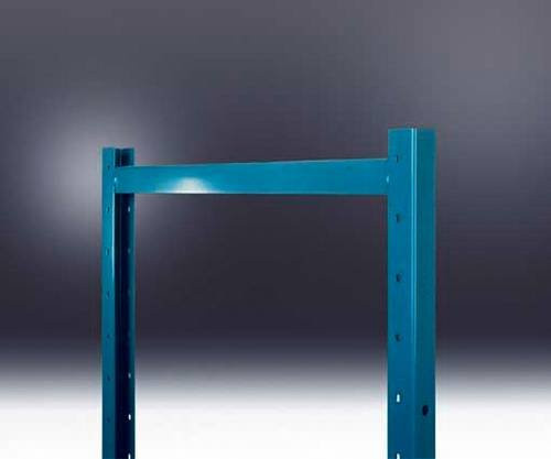 Manuflex Regalrahmen RA3108.5007 aus Stahl in Blau, B/H/T: 30 x 225 x 60 cm - Bild 1